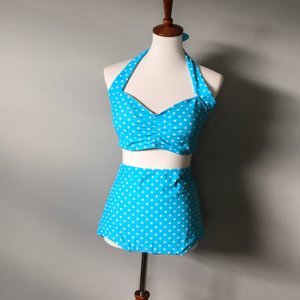 Bnwt Red Dolly Retro High waist bikini